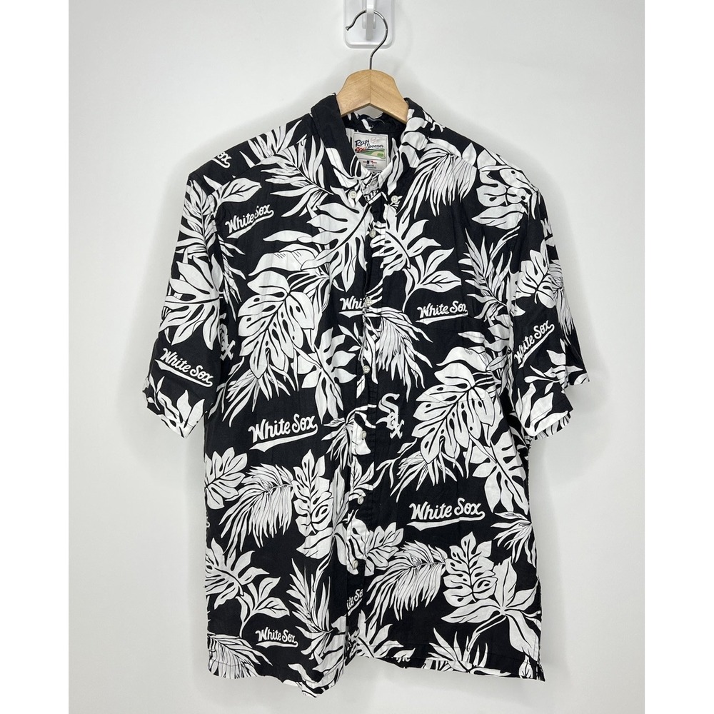 Reyn Spooner x Chicago White Sox Hawaiian Shirt Mens Large Floral Aloha Baseball